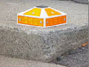 Island Beacons Pavement Markers, Multiple Colors Reflective Pavement Markers, Island Curb Road Markers