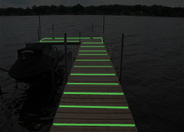Boat, Ship Dock, Deck Glow Marking Stripes