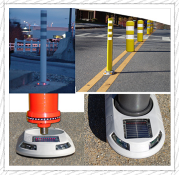 Solar LED Base for PC-Posts, Guide Star LED Markers for PC Posts