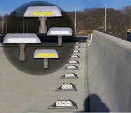 Aluminum Reflective Pavement Markers, Aluminum Road Studs with reinforcement stem, White, Amber, Blue, and Red Road Reflectors