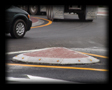 Toughened Glass pavement studs, pavement street markers bi-directional  mono-directional markers