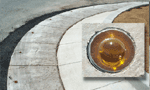 Toughened Omni-Reactional Optical Glass Curb Markers Omni-Reactional Optical Glass Curb Markers are constructed with toughened glass allowing exceptional resistance to outside aggressions and wear