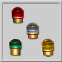 single element reflective glass stud for Barriers, Walls, Banner Poster Stands, Street Signs