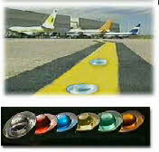 Armorstud Pavement Markers, Optical Glass Pavement Markers 360-RM1, Flat Top Optical Pavement Studs, Road Curb Marking, Street Reflectors
