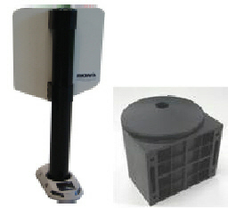 LED Reflective Base optional i-sign support allows signs to be attached to the flexible PC Post. 