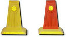 raised plastic double sided pavement markers, plastic single sided pavement markers, lane dividers, lane delineators