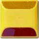 Street level road studs, reflective pavement markers, raise plastic double sided pavement markers